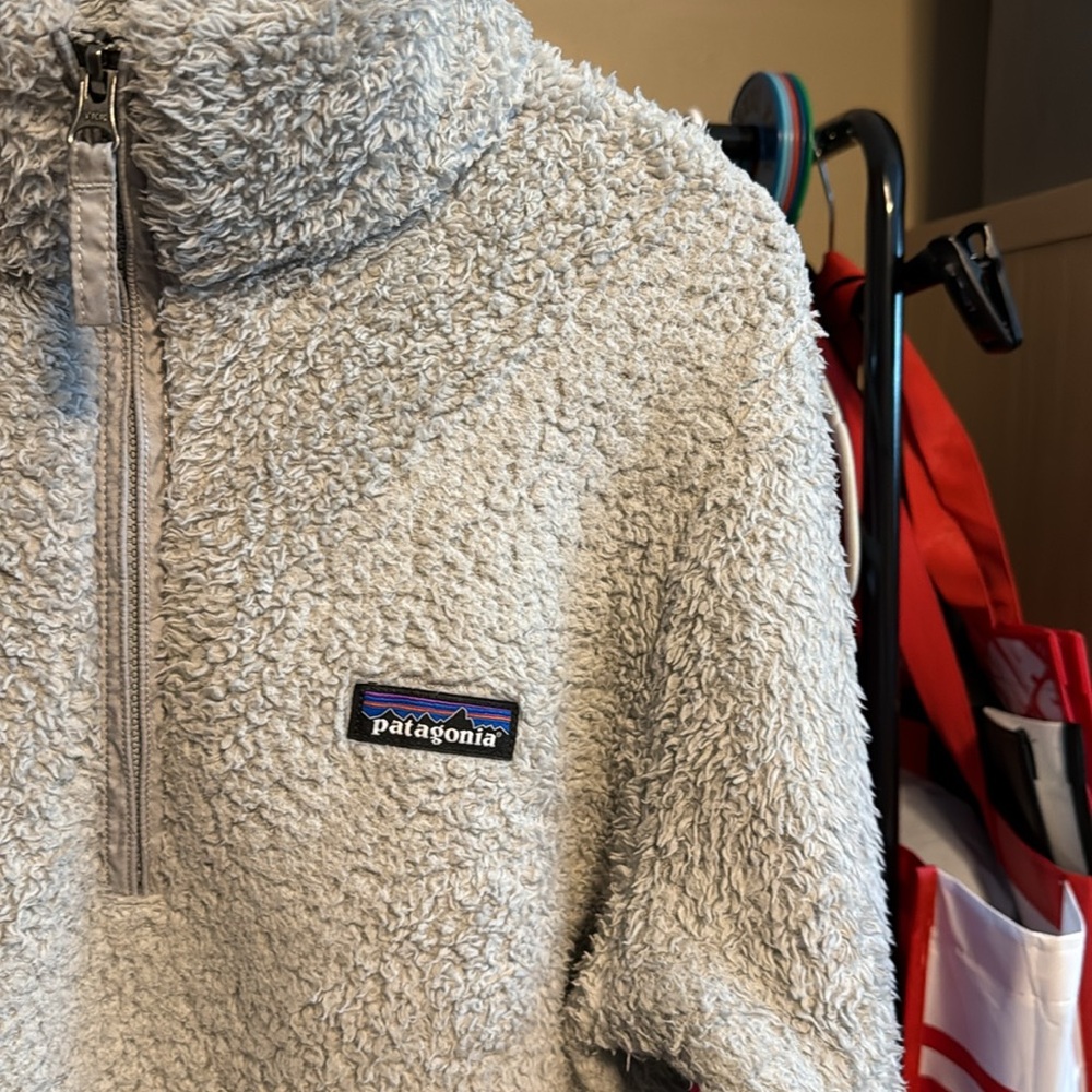 Patagonia Women's Los Gatos 1/4-Zip Sz Medium Drifter Grey - Picture 2 of 7